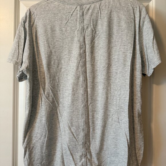 lululemon athletica Gray "All Yours" Tee Size 12 - Picture 2 of 3